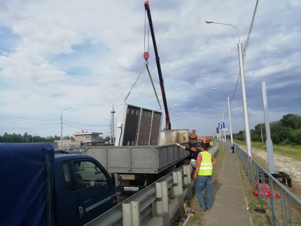 На посту весогабаритного контроля перед ГЭС автомобили взвесят автоматически На посту весогабаритного контроля перед ГЭС автомобили взвесят автоматически