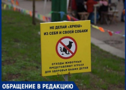 «Выводят своих собак гадить на детскую площадку», - волжанка «Выводят своих собак гадить на детскую площадку», - волжанка