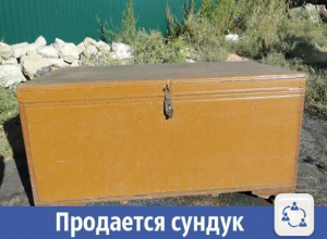 Волжанам предлагают купить раритетный сундук Волжанам предлагают купить раритетный сундук