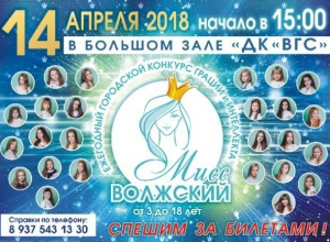 Началось голосование за «Мисс Волжского 2018» Началось голосование за «Мисс Волжского 2018»