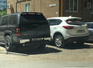 Спецагенты в Волжском скрывают госномера авто на зеленой зоне Спецагенты в Волжском скрывают госномера авто на зеленой зоне