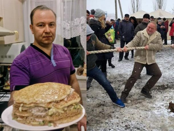 Воронин VS Ястребов: кандидаты в мэры Волжского сразились в масленичном батле Воронин VS Ястребов: кандидаты в мэры Волжского сразились в масленичном батле