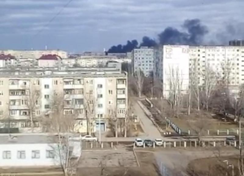В промзоне Волжского горела неэксплуатируемая техника В промзоне Волжского горела неэксплуатируемая техника