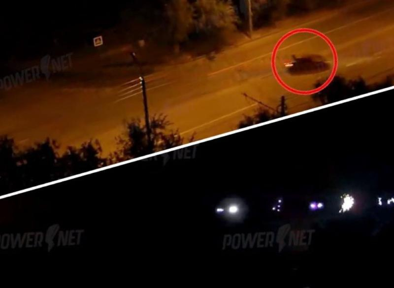 Разбился о фонарные столбы и обесточил улицу в Волжском: авария попала на видео Разбился о фонарные столбы и обесточил улицу в Волжском: авария попала на видео