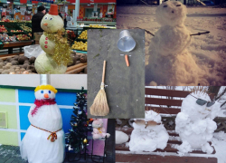 Топ-5 запоминающихся снеговиков декабря собрали в Волжском